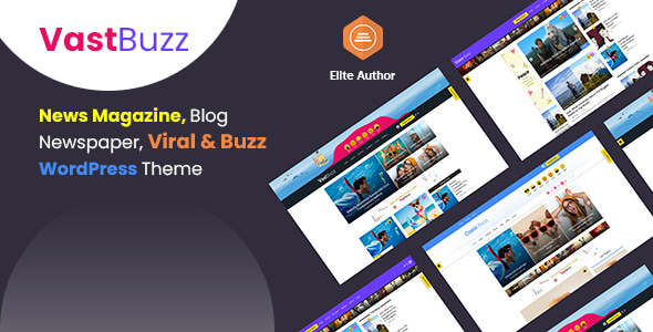 Vast Buzz - Viral Magazine WordPress Theme Logo