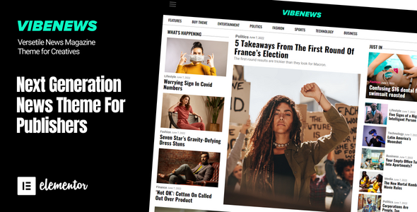 Vibenews - Newspaper & Magazine WordPress Theme Logo