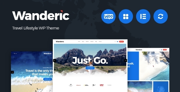 Wanderic - Travel Blog & Lifestyle WordPress Theme Logo