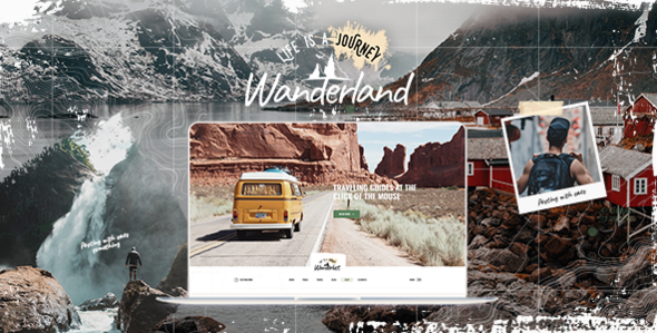 Wanderland - Travel Blog WordPress Theme Logo