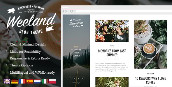 Weeland - Masonry Lifestyle WordPress Blog Theme Logo