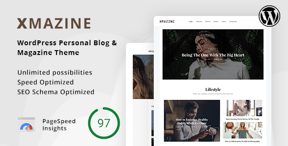 Xmazine - WordPress Personal Blog & Magazine Theme Logo