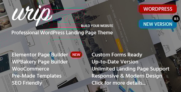 Urip - Elementor Marketing Landing Page Responsive Theme Logo