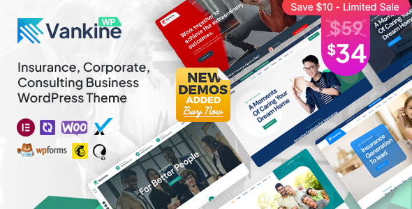 Vankine - Insurance & Consulting Business WordPress Theme Logo