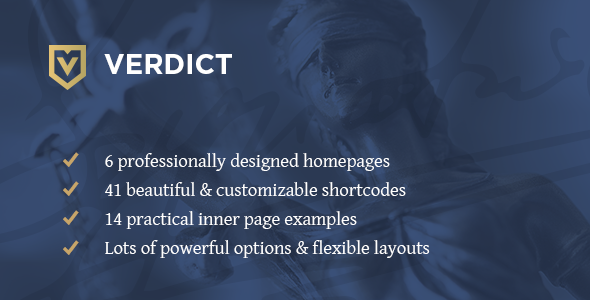 Verdict - Lawyer & Law Firm WordPress Theme Logo