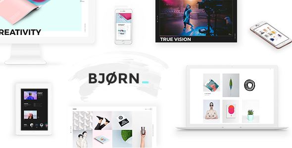 Bjorn - Creative Agency & Freelancer Portfolio WordPress Theme Logo