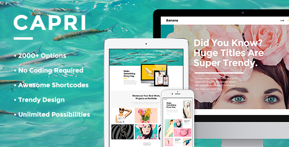 Capri - Creative Portfolio WordPress Theme Logo