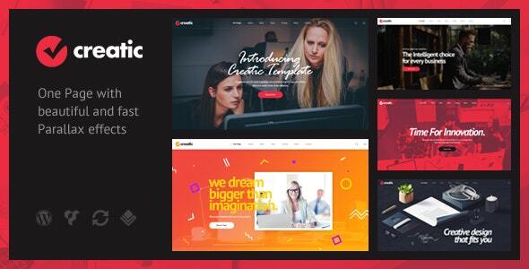 Creatic - One Page Parallax WordPress Logo