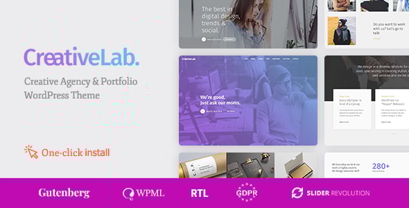 Creative Lab - Studio Portfolio & Design Agency WordPress Theme Logo