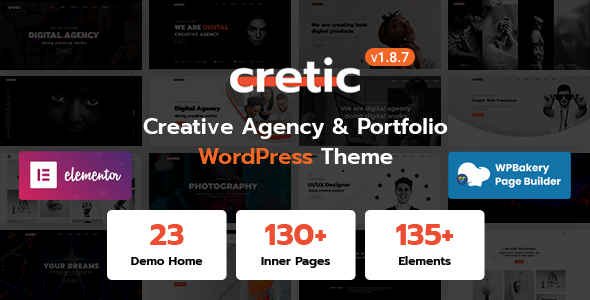 Cretic - Creative Agency WordPress Theme Logo