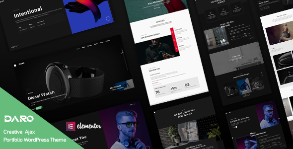 Daro - Ajax Portfolio WordPress Theme Logo