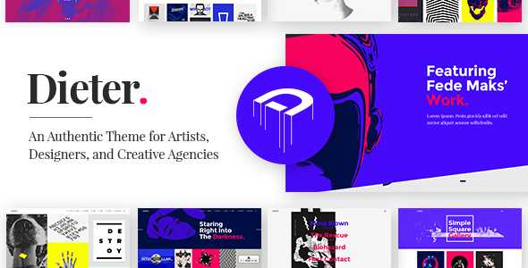 Dieter - Authentic Artist & Creative Design Agency WordPress Theme Logo