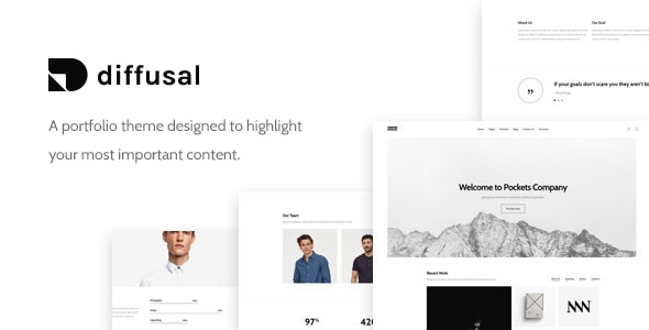Diffusal - Portfolio Creative WordPress Theme Logo