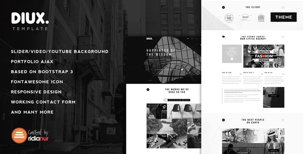 Diux - Responsive One Page Portfolio Theme Logo