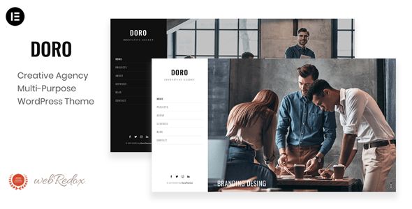 DORO - Elementor Creative Agency WordPress Theme Logo