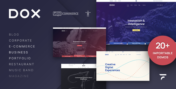 Dox — Multi-purpose WordPress Theme Logo