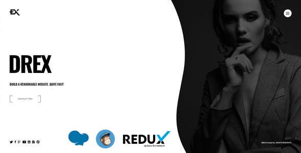 Drex - One Page Portfolio WordPress Theme Logo