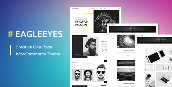 EAGLEEYES - Creative multipages and One page WP Theme Logo