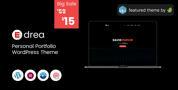 Edrea - Personal Portfolio WordPress Theme Logo