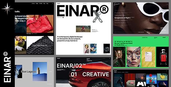 Einar - Design Agency WordPress Theme Logo