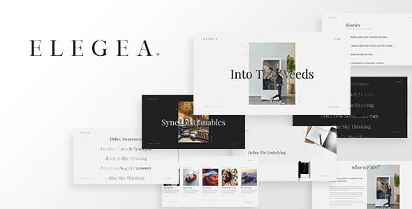 Elegea - Multi-Concept WordPress Theme Logo