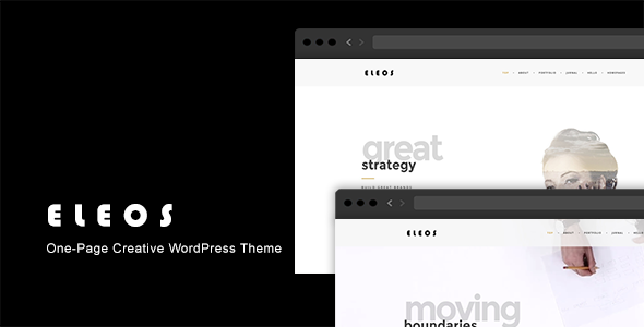 Eleos - One-Page Creative WordPress Theme Logo