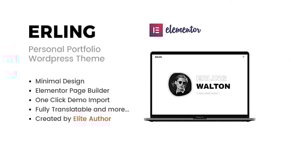 Erling - Personal Portfolio WordPress Theme Logo