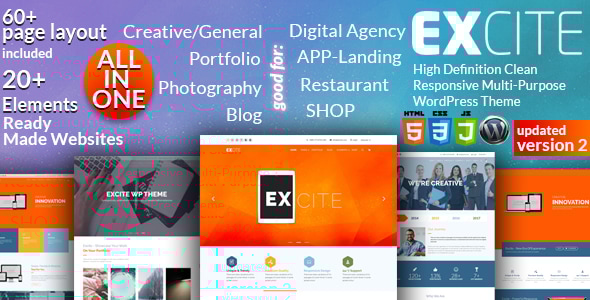 Excite - Clean Responsive Multi-Purpose WordPress Theme Logo