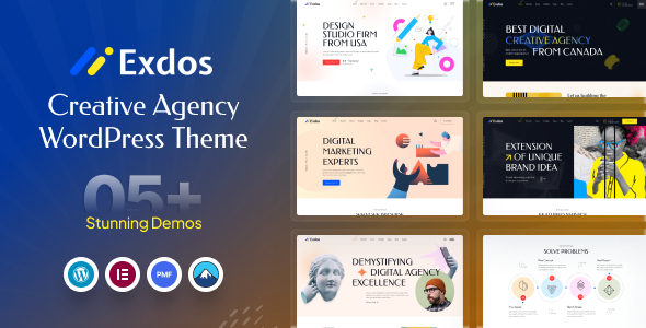 Exdos - Digital Agency WordPress Theme Logo