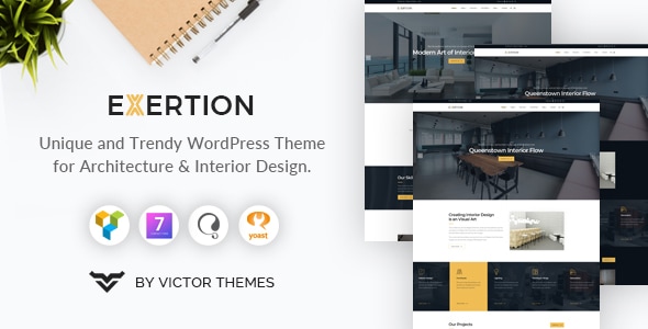 Exertion - Architecture & Interior Design WordPress Theme Logo