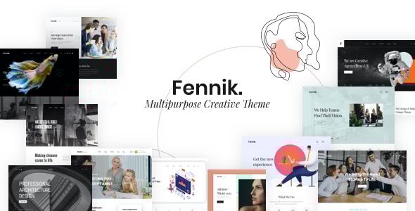 Fennik - Multipurpose Creative WordPress Theme Logo