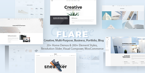 Flexible Multipurpose Theme | Flare Logo