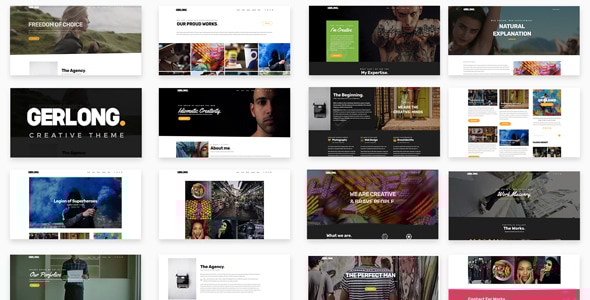 Gerlong - Responsive One & Multi Page Portfolio Theme Logo