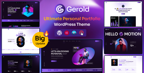 Gerold - Personal Portfolio WordPress Theme Logo