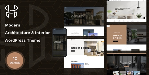 Hellix - Modern Architecture & Interior Design WordPress Theme Logo