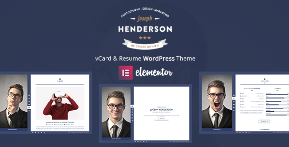 Henderson - vCard & Resume WordPress Theme Logo