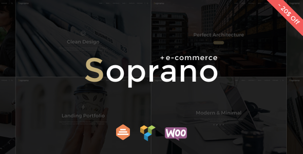 Soprano - Minimalistic Multi-Purpose WordPress Theme Logo