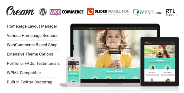 Cream - WooCommerce WordPress Theme Logo