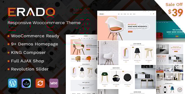 Erado - eCommerce WordPress Theme Logo
