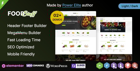 Food Stuff WP - Multipurpose Elementor WooCommerce Theme Logo
