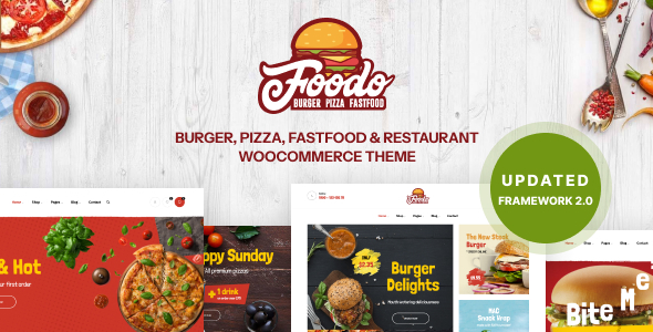 Foodo - Fast Food Restaurant WordPress Theme Logo