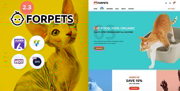 Forpets - Food Shop WooCommerce Theme Logo